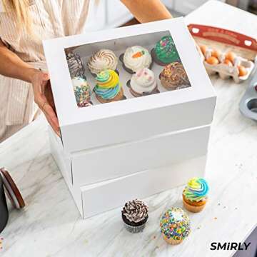 SMIRLY Cupcake Boxes - A Complete Packaging Solution