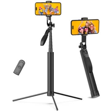 Durable 72-Inch Tripod & Selfie Stick for Cameras