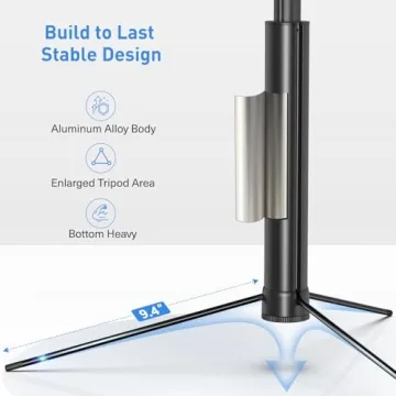 Durable 72-Inch Tripod & Selfie Stick for Cameras