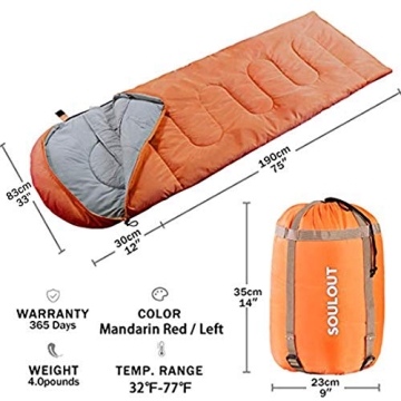 Versatile Envelope Sleeping Bag for All Seasons Comfort and Adventure
