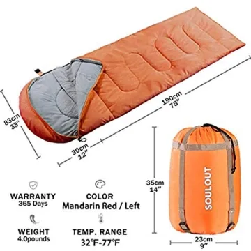 Versatile Envelope Sleeping Bag for All Seasons Comfort and Adventure
