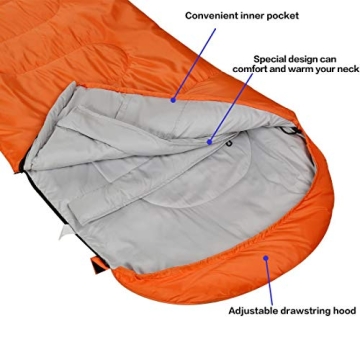 Versatile Envelope Sleeping Bag for All Seasons Comfort and Adventure