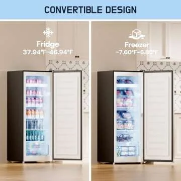 Upstreman 7.0 Cu.Ft Convertible Upright Freezer