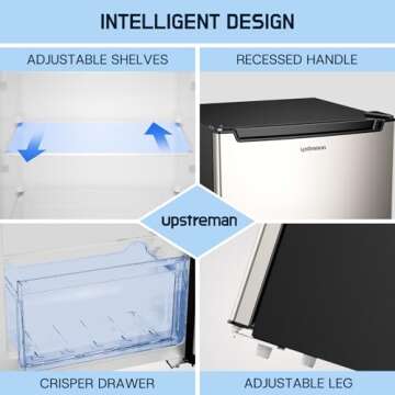 Upstreman 7.0 Cu.Ft Convertible Upright Freezer