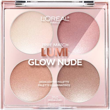 L'Oreal Paris Makeup True Match Lumi Glow Nude Highlighter Palette - Moon-Kissed 0.26 oz