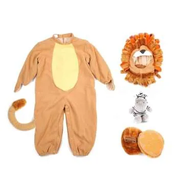 Lion Costume Set for Kids with Plush Toy - Halloween Special