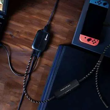 weishan HD60 S+ Chat Link Pro Cable Replacement for Elgato HD60 X, HD60PRO Capture Card, Chat Adapter Replacement for Nintendo Switch, Xbox One and PS5, with in-line Isolator
