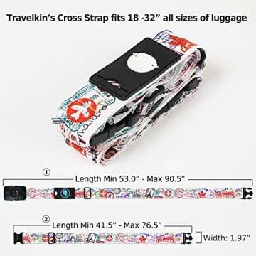 Travelkin Luggage Strap TSA Approved for Ultimate Luggage Security