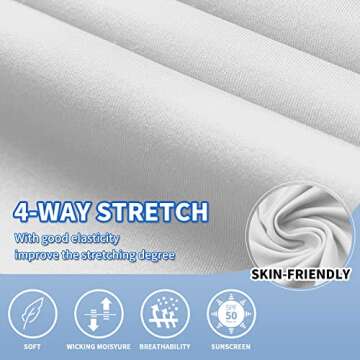 Soneven Womens Golf Shirts Moisture Wicking Long Sleeve Polo Shirts Collared V-Neck Golf Polos Shirts