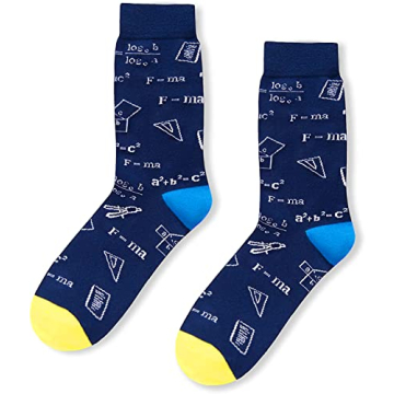 HAPPYPOP Funny Math Socks for Math Enthusiasts and Teachers