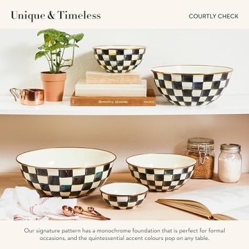 MACKENZIE-CHILDS Enamel Everyday Bowl for Stylish Entertaining