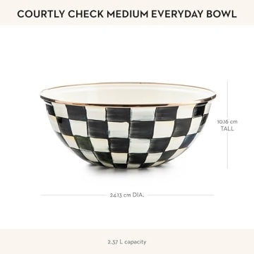 MACKENZIE-CHILDS Enamel Everyday Bowl for Stylish Entertaining