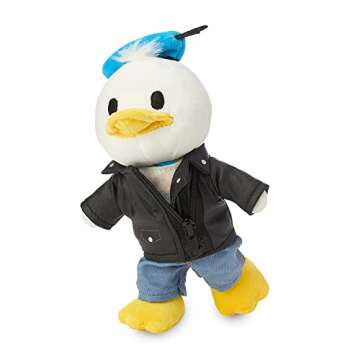 Disney Store Official Donald Duck nuiMOs Plushie - Soft Plush with Embroidered Features, Poseable Hands & Turning Head, Magnetic Hands for Holding, 6 Inches, Dress Up with nuiMOs Outfits