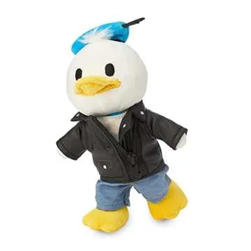 Disney Store Official Donald Duck nuiMOs Plushie - Soft Plush with Embroidered Features, Poseable Hands & Turning Head, Magnetic Hands for Holding, 6 Inches, Dress Up with nuiMOs Outfits
