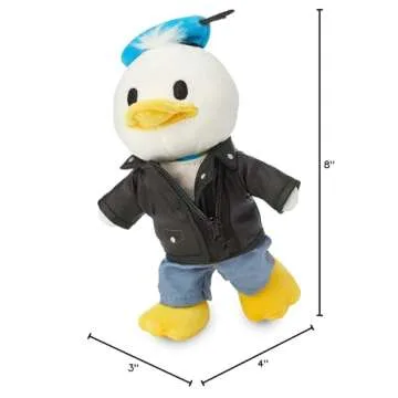 Disney Store Official Donald Duck nuiMOs Plushie - Soft Plush with Embroidered Features, Poseable Hands & Turning Head, Magnetic Hands for Holding, 6 Inches, Dress Up with nuiMOs Outfits