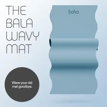 Bala Wavy Yoga Mat - Non-Slip, Waterproof, & Stylish