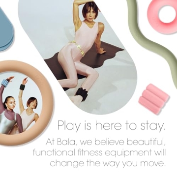 Bala Wavy Yoga Mat - Non-Slip, Waterproof, & Stylish