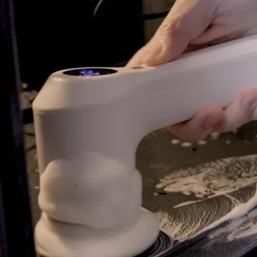 SonicPower Electric Spin Scrubber, Handheld & Ergonomic, IPx7 Waterproofing, 4 Multi-Purpose Attachments Included, Long Lasting Rechargeable Battery