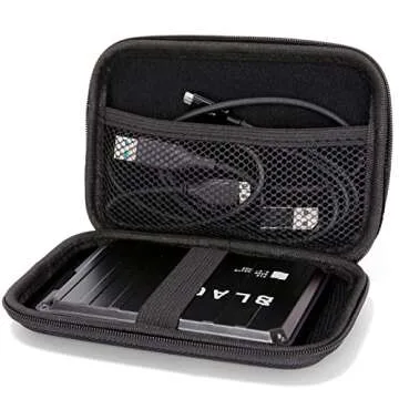 Ginsco 2pcs Hard Shell Travel Case for Seagate Portable 1/2TB 5TB External Hard Drive,for UnionSine ...