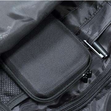 Ginsco 2pcs Hard Shell Travel Case for Seagate Portable 1/2TB 5TB External Hard Drive,for UnionSine 500GB/1TB Ultra Slim Hard Drive,Universal HDD Case for WD 1/2TB My Passport/Toshiba Canvio