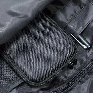 Ginsco 2pcs Hard Shell Travel Case for Seagate Portable 1/2TB 5TB External Hard Drive,for UnionSine 500GB/1TB Ultra Slim Hard Drive,Universal HDD Case for WD 1/2TB My Passport/Toshiba Canvio