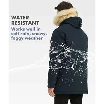 PUREMSX Men's Winter Puffer Jacket - Stylish & Warm