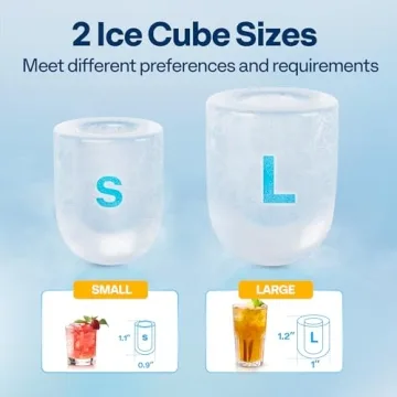 VIVOHOME 26lbs/Day Countertop Ice Maker Machine