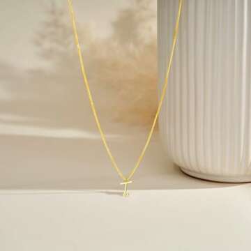 TITUTHIA Initial Necklaces for Women, Cute Gold Letter Ncklace Fashion 14K Gold Plated H Heart Pedant Choker Name Necklace Personalized Customized Monogram Necklace Jewelry for Womens Stuff Gifts