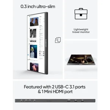 15.6'' ARZOPA Portable 1080P FHD Monitor