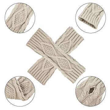 SATINIOR 8 Pairs Fingerless Gloves for Women - Warm and Stylish