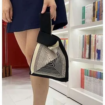 Stylish OATSBAS Wrist Handbag for Women - Portable Tote