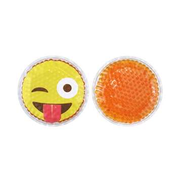 Hot Cold Kids Emoji Boo Boo Ice Packs (4 Pack) by FOMI Care | Fun Children's Gel Bead Wrap | Pain Re...