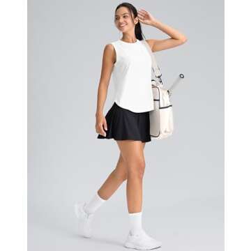 SANTINY Women's Versatile Breathable Workout Tank Tops