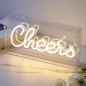 LED USB Cheers Neon Light for Home and Parties