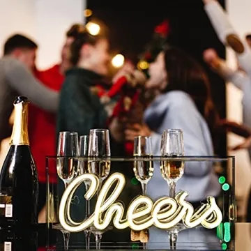 LED USB Cheers Neon Light for Home and Parties