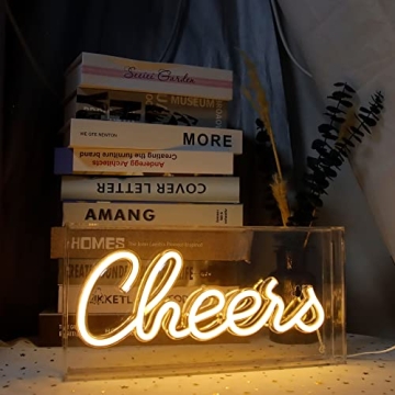 LED USB Cheers Neon Light for Home and Parties