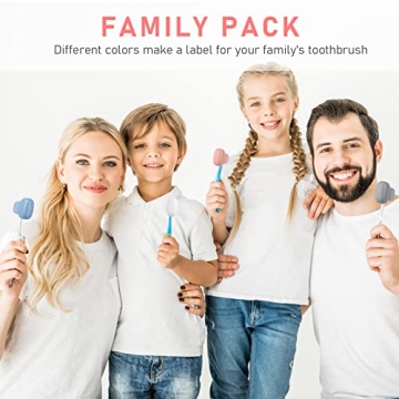 Toothbrush Covers Family Pack: Travel Made Clean and Easy