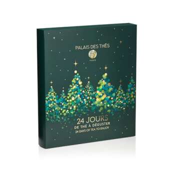 Palais des Thés - 24 Days of Tea Advent Holiday Calendar with Premium Single Estate Teas - 24 Tea B...