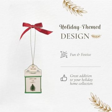 Spode Christmas Tree Letters To Santa Ornament for Holiday Decor