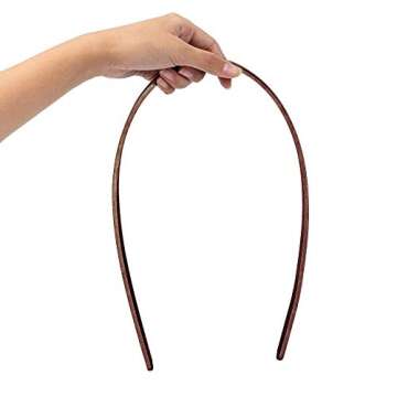 BCP 3/4" Wide PU Leather Purse Handles Bag Handbag Strap,Purse Making Supplies (Brown)