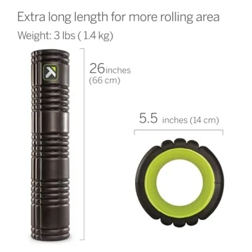 TriggerPoint GRID Foam Roller for Muscle Recovery and Flexibility