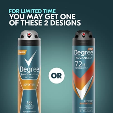 Degree Men Adventure Deodorant Spray 72 Hour Freshness