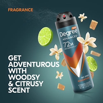 Degree Men Adventure Deodorant Spray 72 Hour Freshness