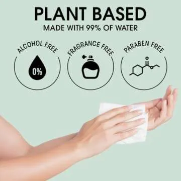 Travel Water Baby Wipes - 99% Pure & Eco-Friendly