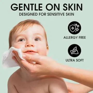 Travel Water Baby Wipes - 99% Pure & Eco-Friendly