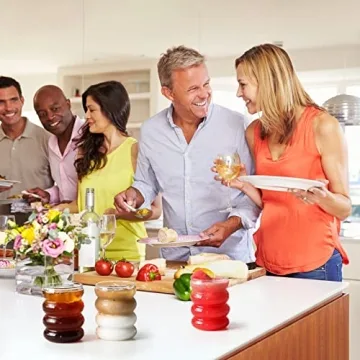 Jlong Creative Vintage Glasses for Everyday Use and Special Occasions