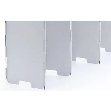 HIGHROCK 10 Plates Foldable Outdoor Camping Cooker Stove Wind Shield Screen