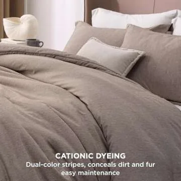 Bedsure Queen Comforter Set for All Seasons - Soft & Stylish