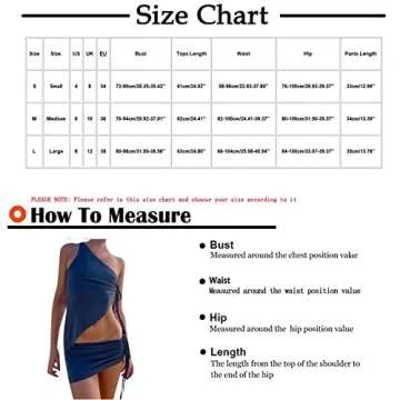 HGps8w Women Sexy Skirt Sets One Shoulder Crop Top and Drawstring Ruched Mini Skirts 2 Piece Outfits Y2k E-Girl Streetwear