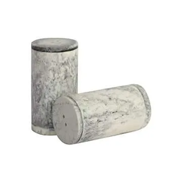 HANDTECHINDIA Salt and Pepper Shakers Set - Vintage Gray Kitchen Accessories